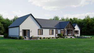 AJ7980-A Modern Farmhouse, 3 Bedrooms, 4.5 Bathrooms | Plan 1068 Exterior-4