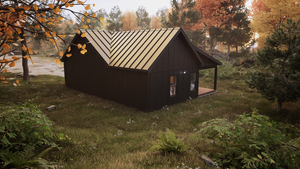 1,055 Sq Ft 2-Bedroom Cottage House Plan with Porches