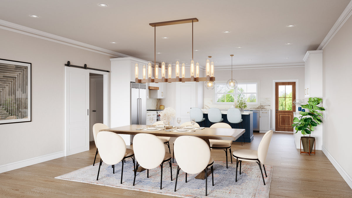 AN7854-A Modern Farmhouse Dining, 4 Bedrooms, 3.5 Bathrooms | Cassidy-6C