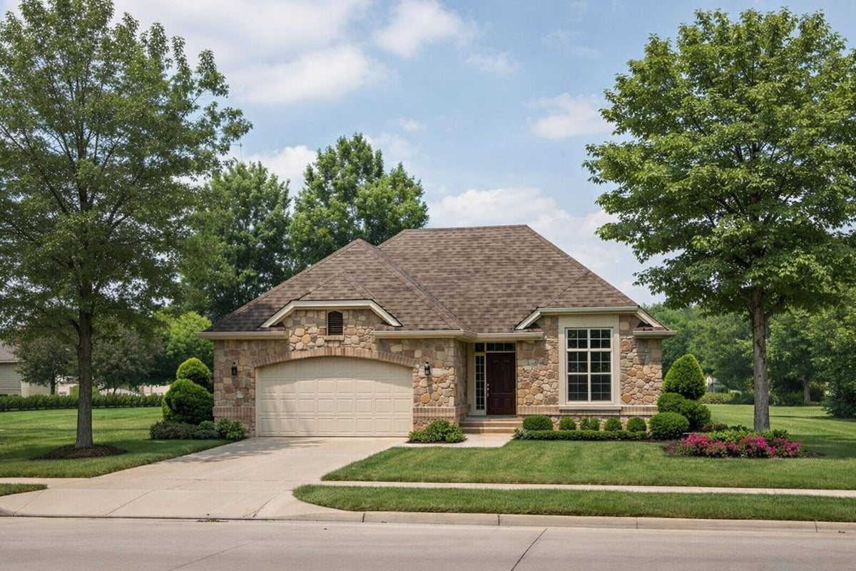 AB8341-A French Country House, 2 Bedrooms, 2 Bathrooms | Allison House Plan Exterior