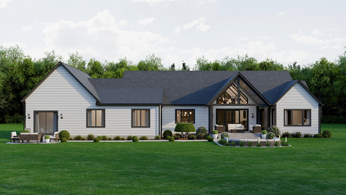 AJ7980-A Modern Farmhouse, 3 Bedrooms, 4.5 Bathrooms | Plan 1068 Exterior-5