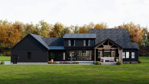 AJ7722-A Modern Farmhouse, 4 Bedrooms, 4 Bathrooms | Plan 1062 Exterior-5