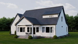 AJ7710-A Modern Farmhouse, 3 Bedrooms, 2.5 Bathrooms | Plan 1059 Exterior-5