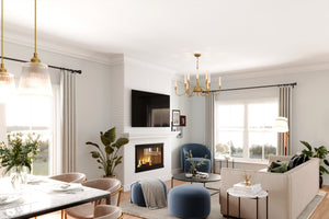 AN7943-A Modern Farmhouse Great Room, 3 Bedrooms, 2.5 Bathrooms | Laura-4G 