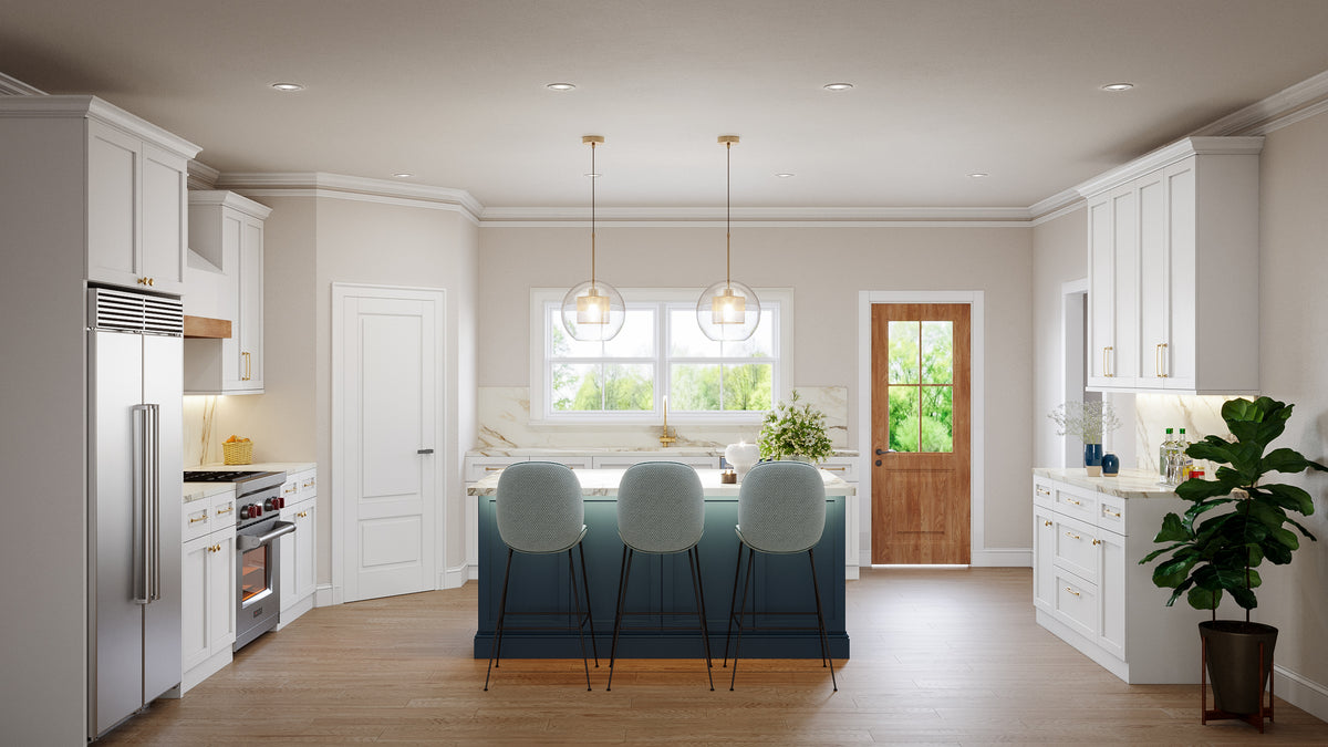 AN7744-A Modern Farmhouse Kitchen, 4 Bedrooms, 3.5 Bathrooms | Cassidy-6B 
