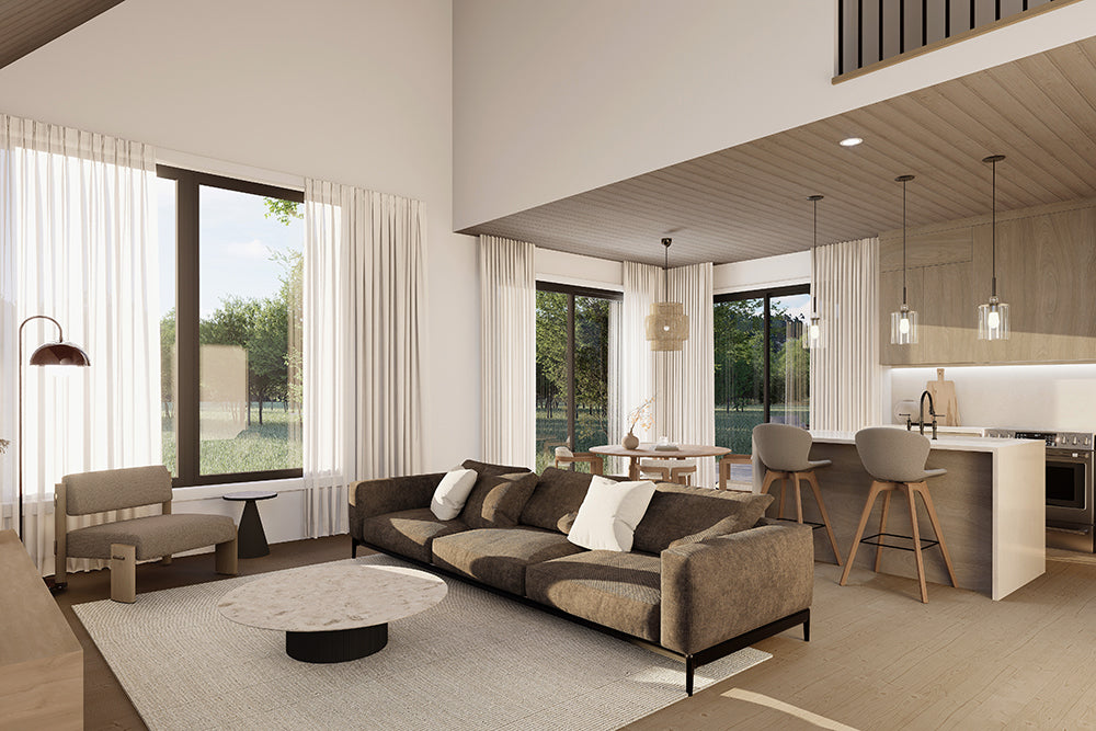 T8022-A Scandinavian House Open Area, 3 Bedrooms, 2.5 Bathrooms | Portland 6127 