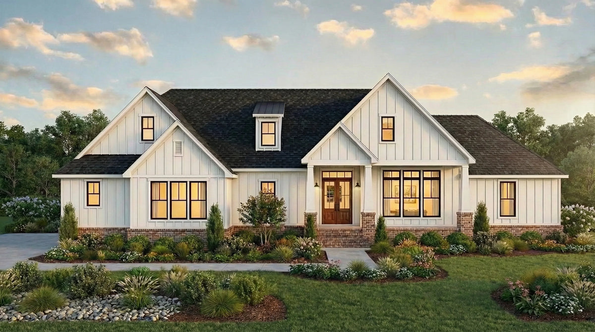 C591-A Modern Farmhouse, 3 Bedrooms, 2.5 Bathrooms | Palmetto House Exterior-2