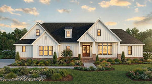C591-A Modern Farmhouse, 3 Bedrooms, 2.5 Bathrooms | Palmetto House Exterior-2