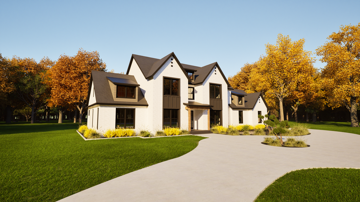 4-Bedroom House Plan with Loft, Bonus Room, and Basement