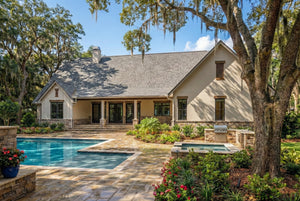 B7778-A Modern Farmhouse, 4 Bedrooms, 3.5 Bathrooms | Silverbrook House Plan Exterior-10