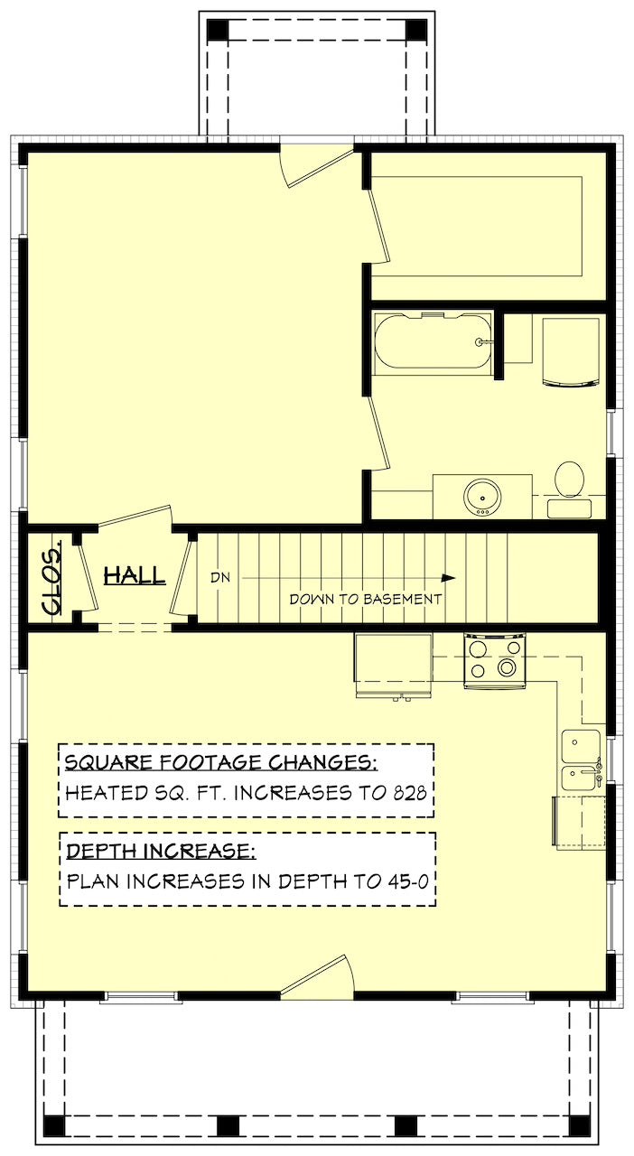Laken Basement Stair Floor Plan