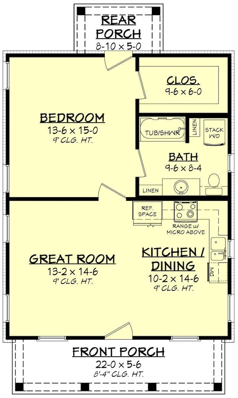 Laken House Plan - Archival Designs House Plans