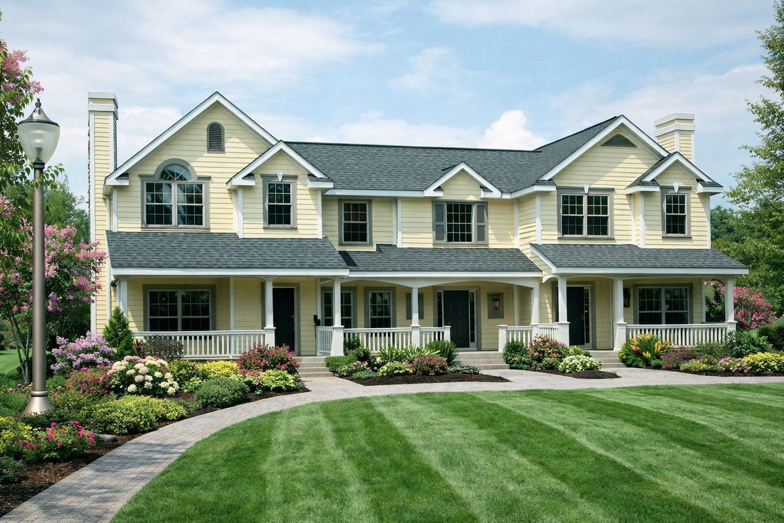 AB7952-A Colonial Triplex House, 9 Bedrooms, 6 Bathrooms, 3 Half Bathrooms | Hamden 7604 Exterior