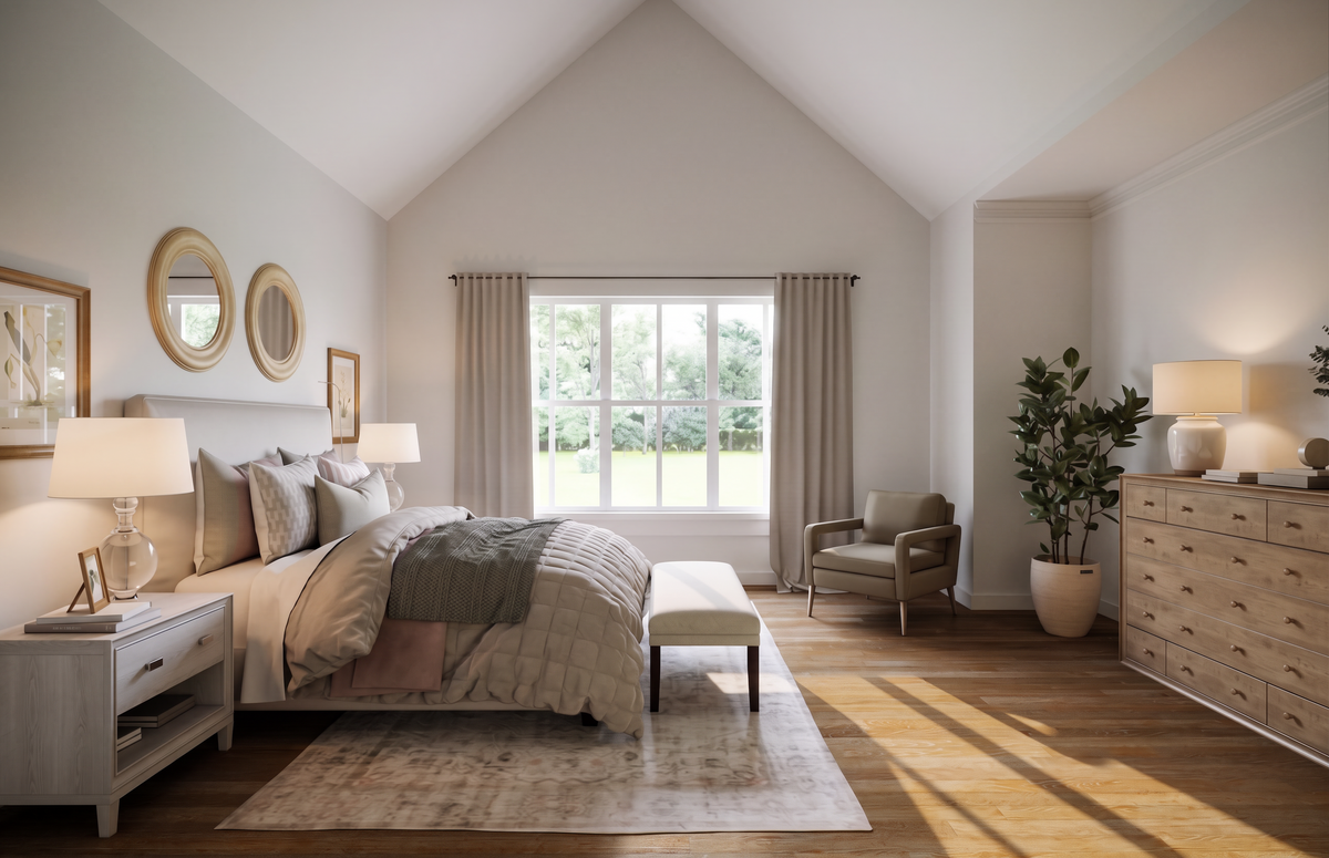 AN8219-A Modern Farmhouse Bedroom, 3 Bedrooms, 2.5 Bathrooms | Downey-1 House Plan 