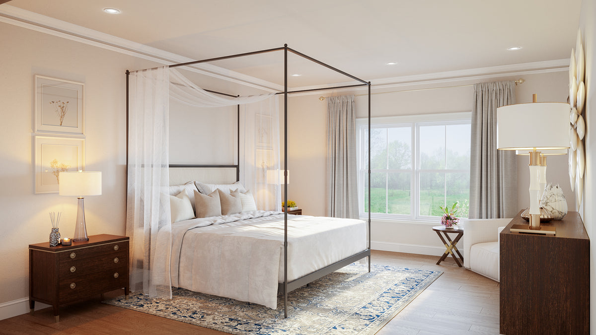 AN7744-A Modern Farmhouse Master Bedroom, 4 Bedrooms, 3.5 Bathrooms | Cassidy-6B 