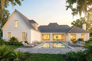 C653-A Acadian House, 4 Bed, 3.5 Bath | Royal Oaks House Plan Exterior-2