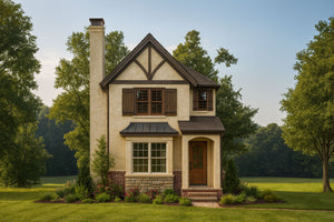 AB7760-A French Country House, 3 Bedrooms, 2.5 Bathrooms | Ravena House Plan Exterior