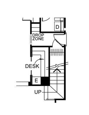 AB8069-A French Country House Basement Stair Location Floor Plan, 3 Bedrooms, 2.5 Bathrooms | Edinburg House Plan 