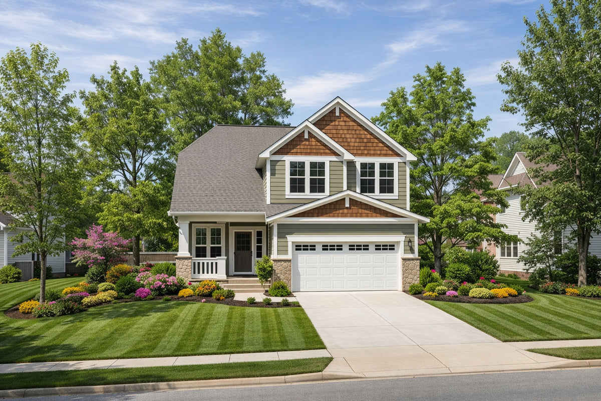 AB7955-A Craftsman House, 3 Bedrooms, 2.5 Bathrooms | West Chester 8619 Exterior