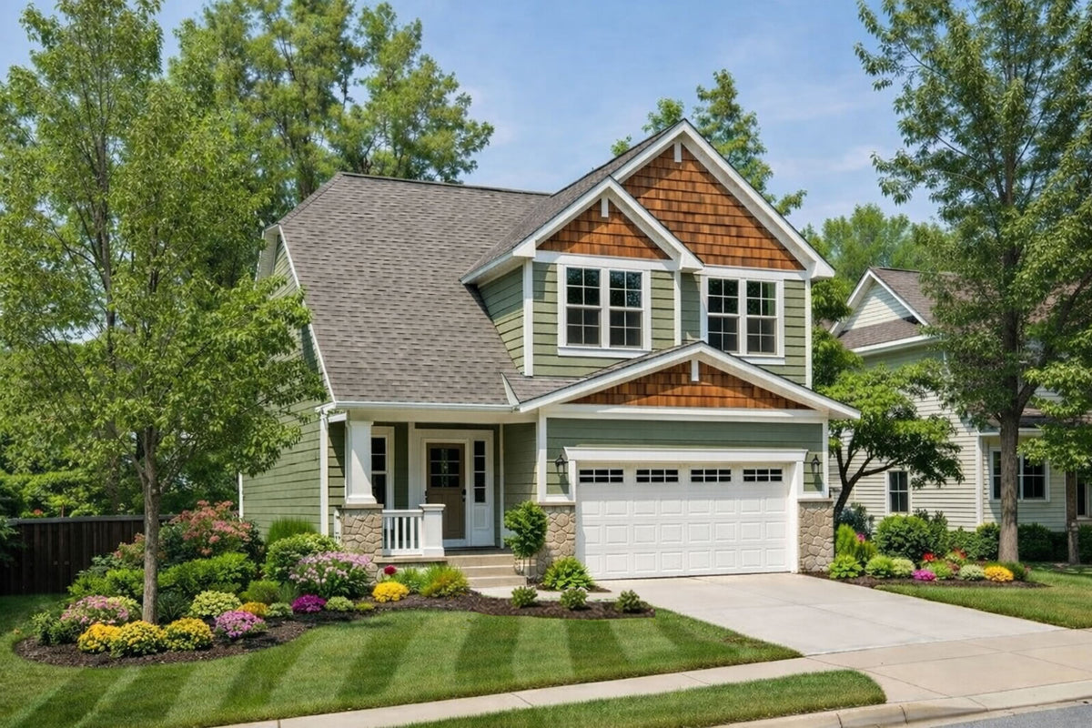 AB7955-A Craftsman House, 3 Bedrooms, 2.5 Bathrooms | West Chester 8619 Exterior-2