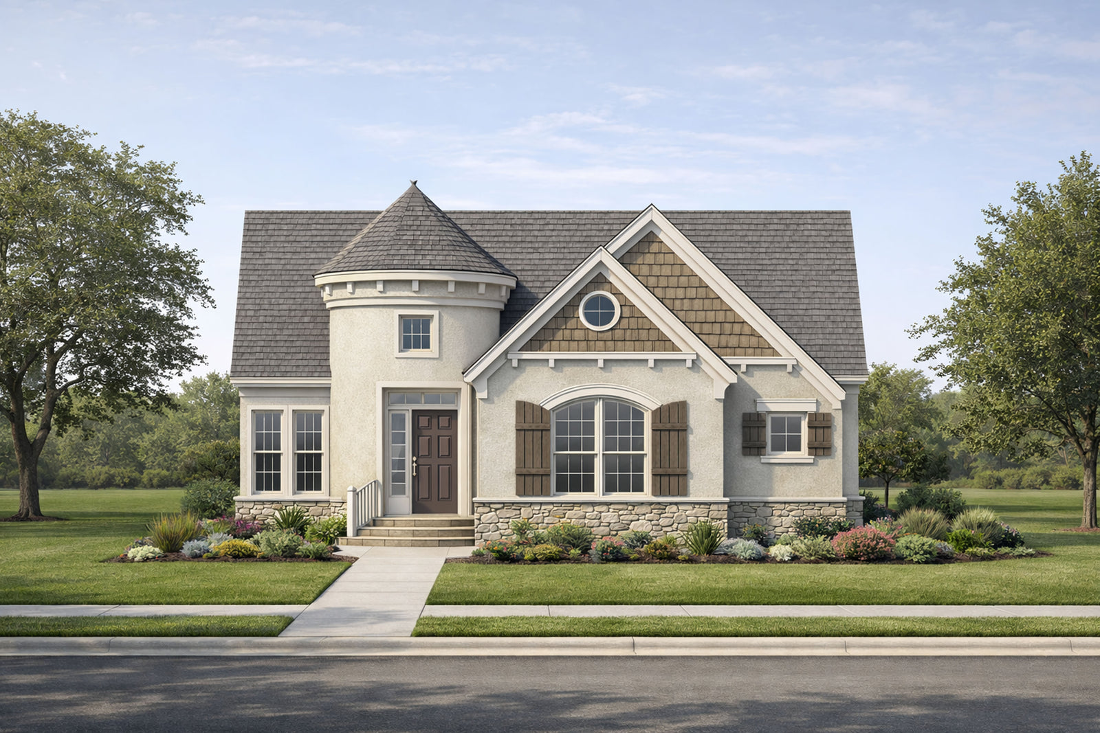 AB7956-A French Country House, 3 Bedrooms, 2 Bathrooms | High Pointe 8622 Exterior