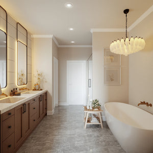 AN7565-A Barndominium House Primary Bathroom, 4 Bedrooms, 3.5 Bathrooms | Cassidy-6A House Plan 