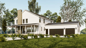 Charming 3,845 Sq Ft Two-Story Home with Walkout Basement and Wraparound Porch