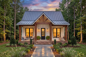 H8053-A Southern Farmhouse, 2 Bedrooms, 1 Bathroom | Sansberry House Exterior