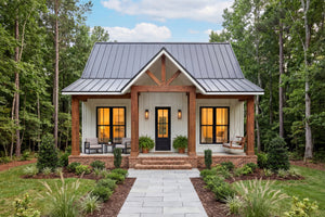 H8053-A Southern Farmhouse, 2 Bedrooms, 1 Bathroom | Sansberry House Exterior-3