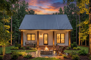 H8053-A Southern Farmhouse, 2 Bedrooms, 1 Bathroom | Sansberry House Exterior-5