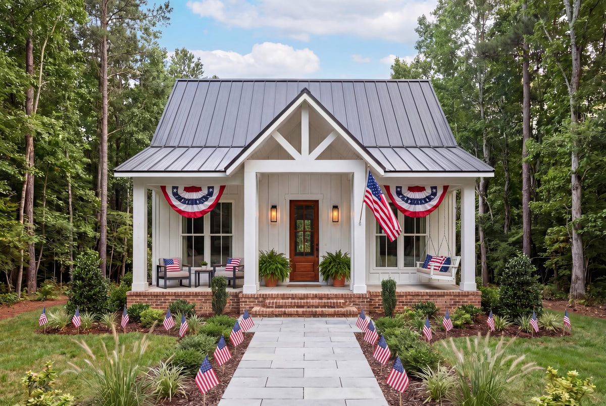 H8053-A Southern Farmhouse, 2 Bedrooms, 1 Bathroom | Sansberry House Exterior-7