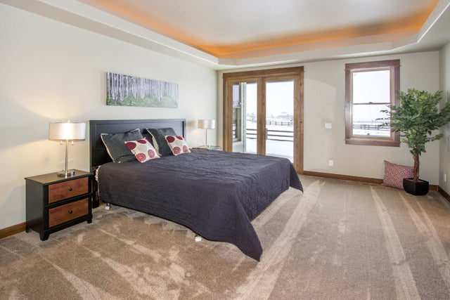 I7966-A Craftsman Ranch House Master Bedroom, 3 Bedrooms, 2.5 Bathrooms | The Hudson 3655 