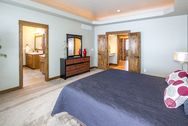I7966-A Craftsman Ranch House Master Bedroom, 3 Bedrooms, 2.5 Bathrooms | The Hudson 3655 