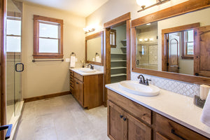 I7966-A Craftsman Ranch House Master Bathroom, 3 Bedrooms, 2.5 Bathrooms | The Hudson 3655 