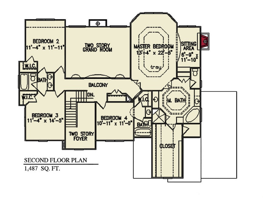Astoria Second Floor Plan
