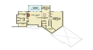 A1403-A Silverton Creek House Basement Floor Plan
