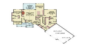 A1403-A Silverton Creek House First Floor Plan