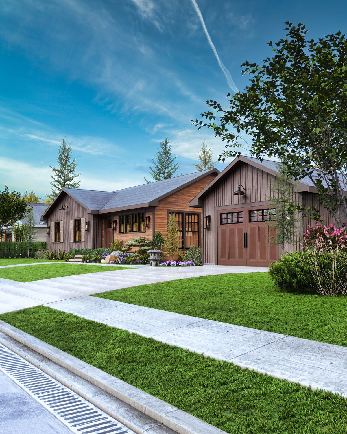 A7388-A Finland House Plan Front Exterior-11