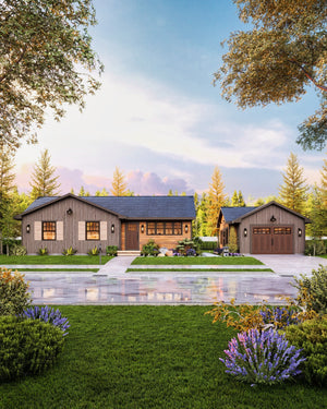 A7388-A Finland House Plan Front Exterior-2