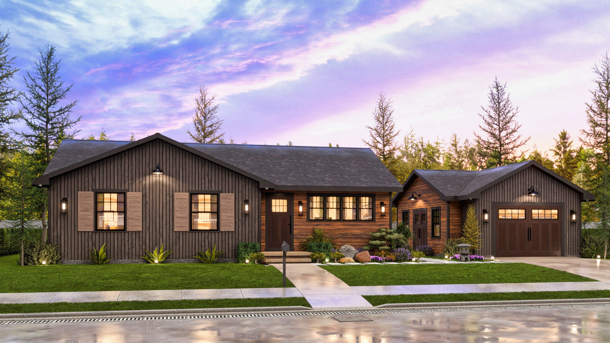 A7388-A Finland House Plan Front Exterior-4