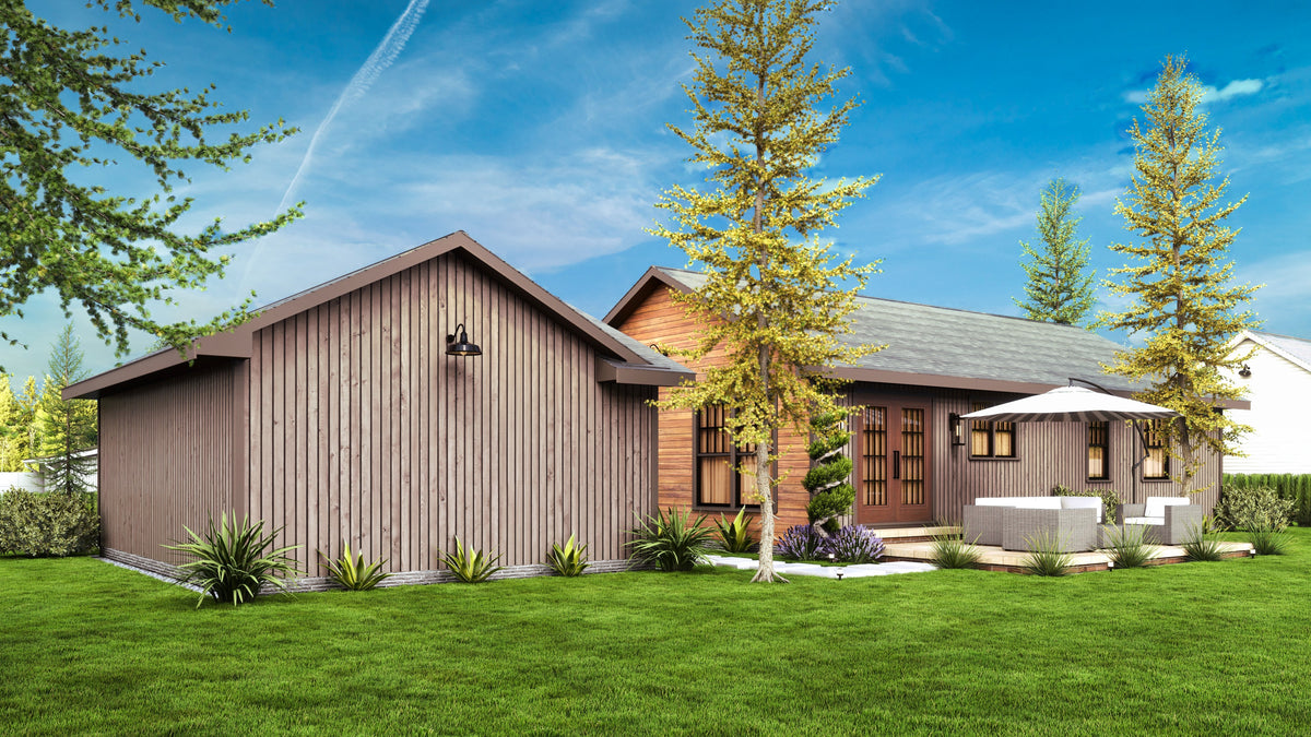 A7388-A Finland House Plan Rear Exterior-1