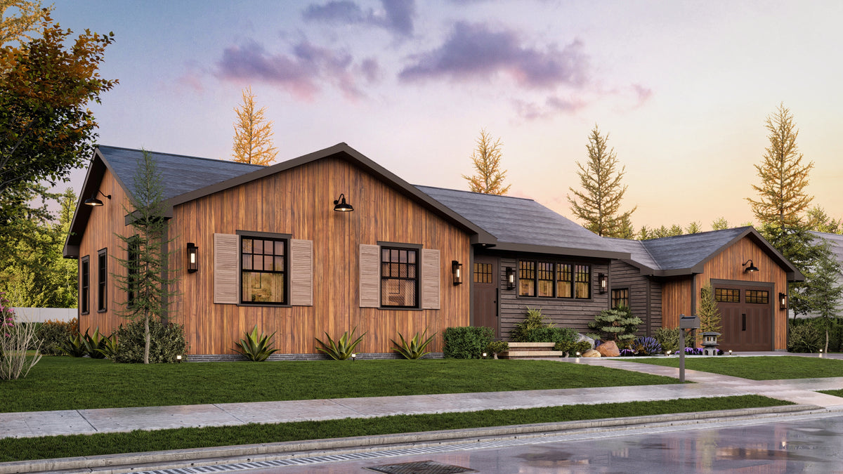 A7464-A Traditional Style Finland 7 House Plan Front Exterior-10