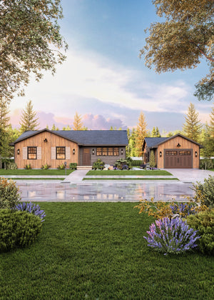 A7464-A Traditional Style Finland 7 House Plan Front Exterior-5