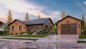 A7464-A Traditional Style Finland 7 House Plan Front Exterior-6