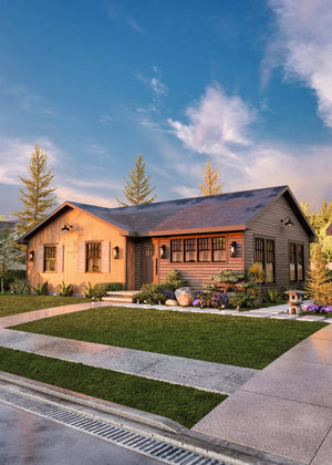 A7464-A Traditional Style Finland 7 House Plan Front Exterior-7