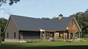 A8017-A Ruby Retreat Modern Farmhouse 3 Beds, 3 Baths, 1 Half Bath Exterior 8