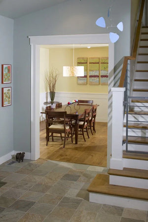 I7637-A Modern Farmhouse Dining, 4 Bedrooms, 2.5 Bathrooms | The Hudson Garden House Plan 