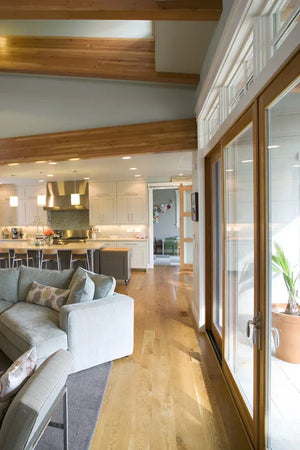 I7637-A Modern Farmhouse Great Room, 4 Bedrooms, 2.5 Bathrooms | The Hudson Garden House Plan 