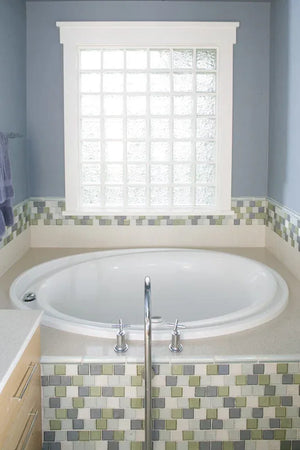 I7637-A Modern Farmhouse Master Bath, 4 Bedrooms, 2.5 Bathrooms | The Hudson Garden House Plan 