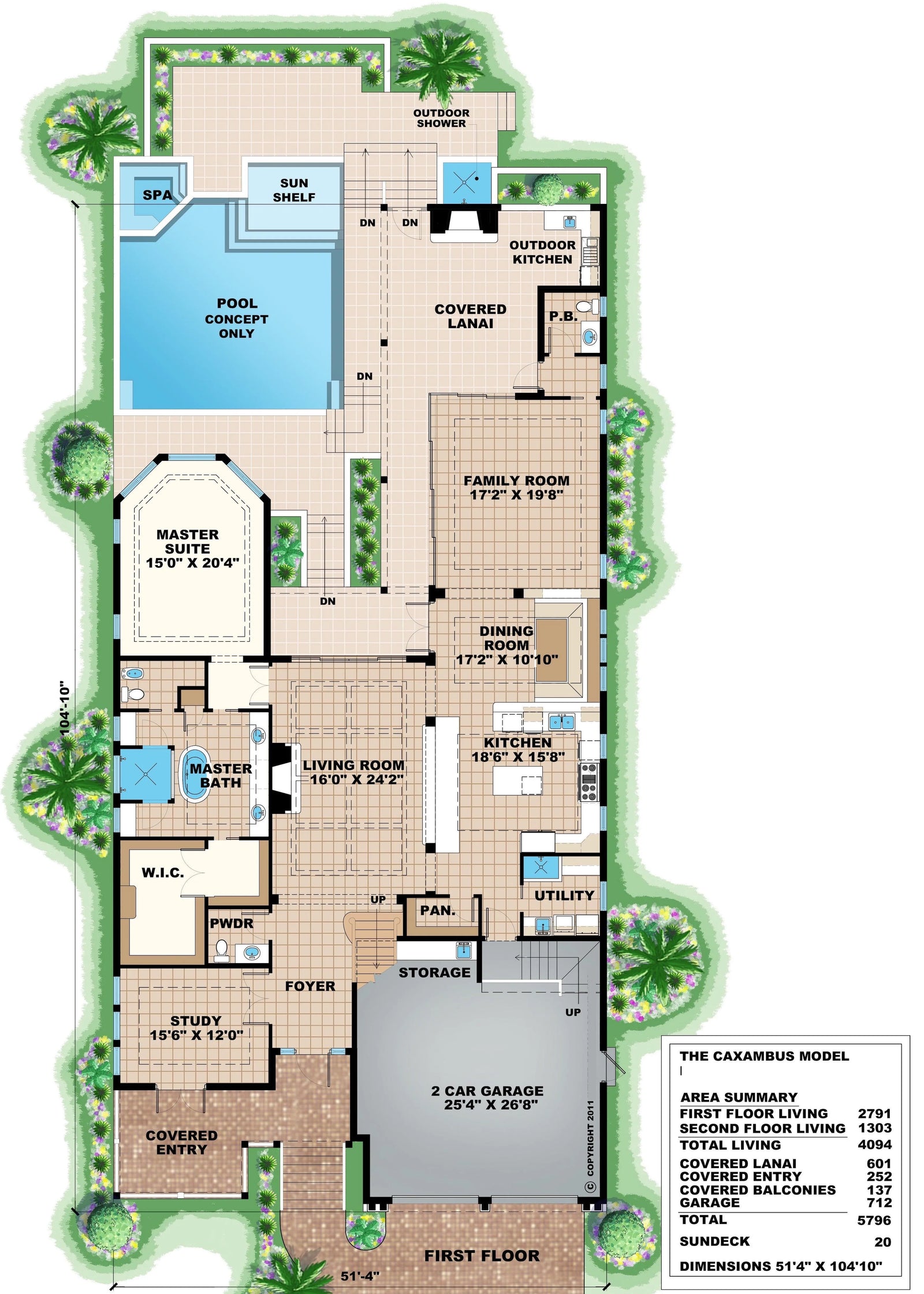 Caxambus House Plan - Archival Designs House Plans